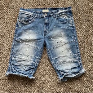 Jean shorts tapered